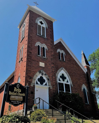 Delta United Church front
